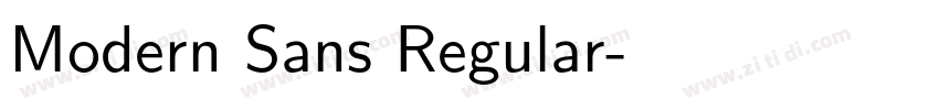 Modern Sans Regular字体转换 Modern Sans Regular字体转换